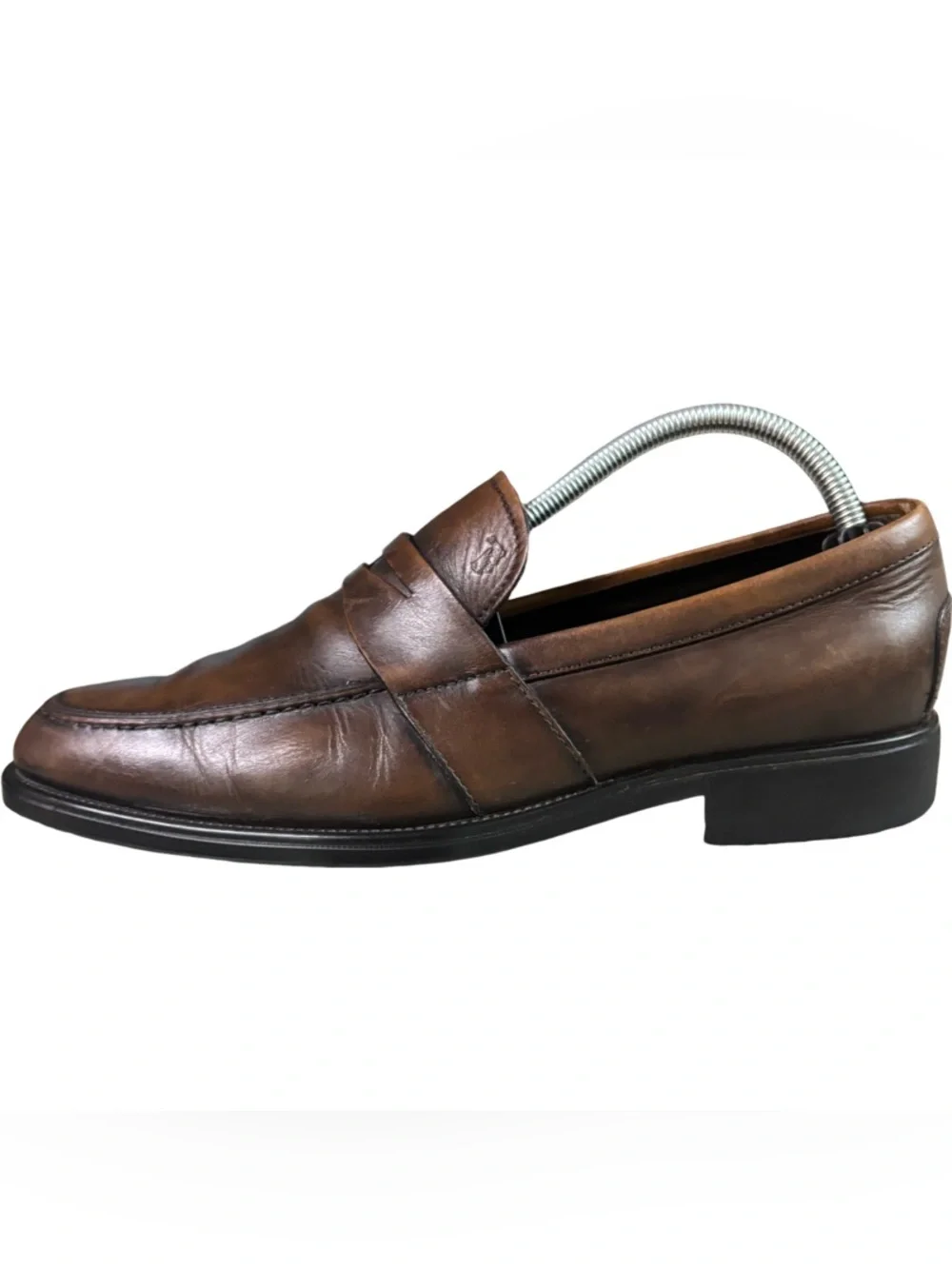 Tod's Mens Penny Loafers Brown Size 7.5 Uk = US SIZE 9